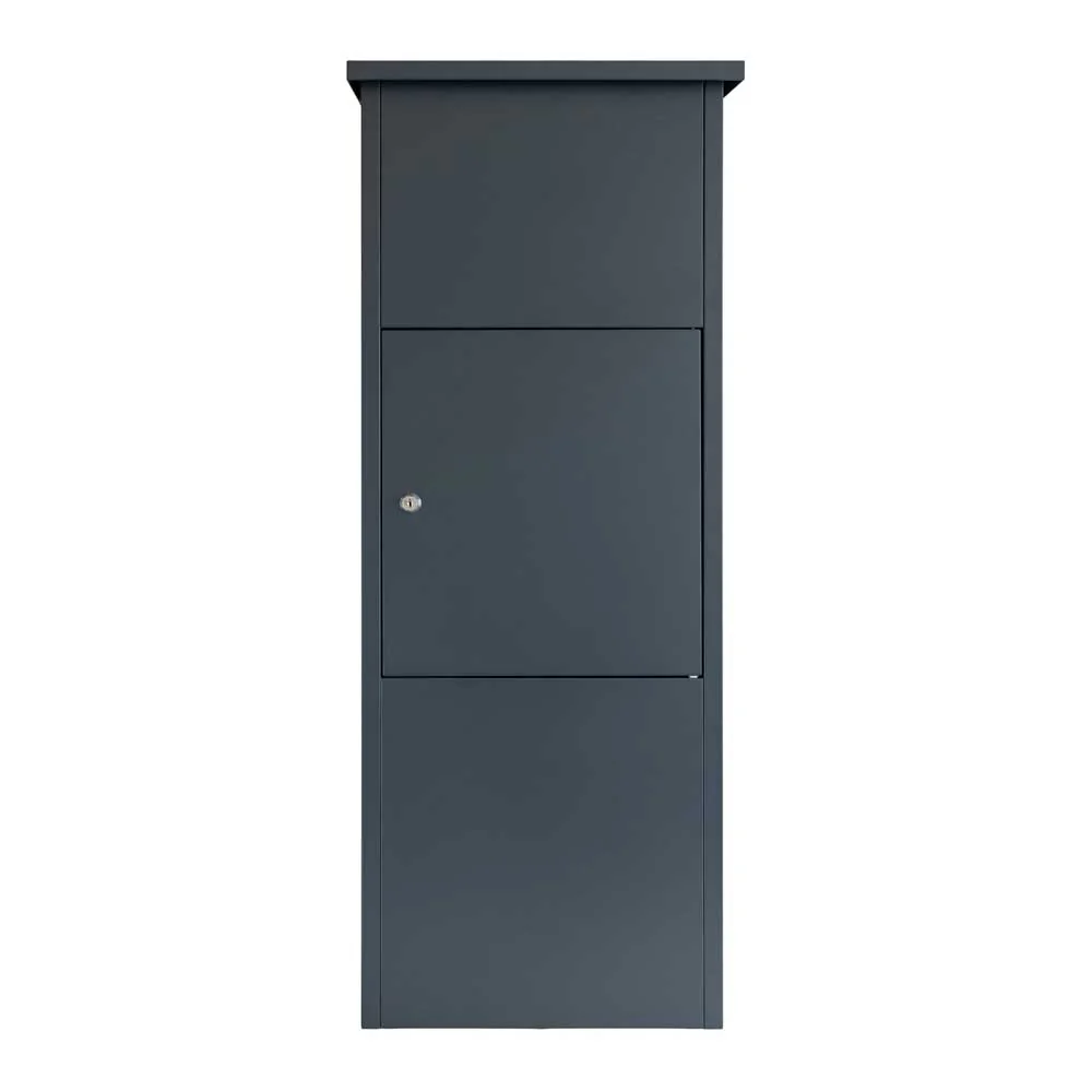 Delivery Box for Home – Goldcrest Freestanding Front Access Parcel Box - Black - Image 11