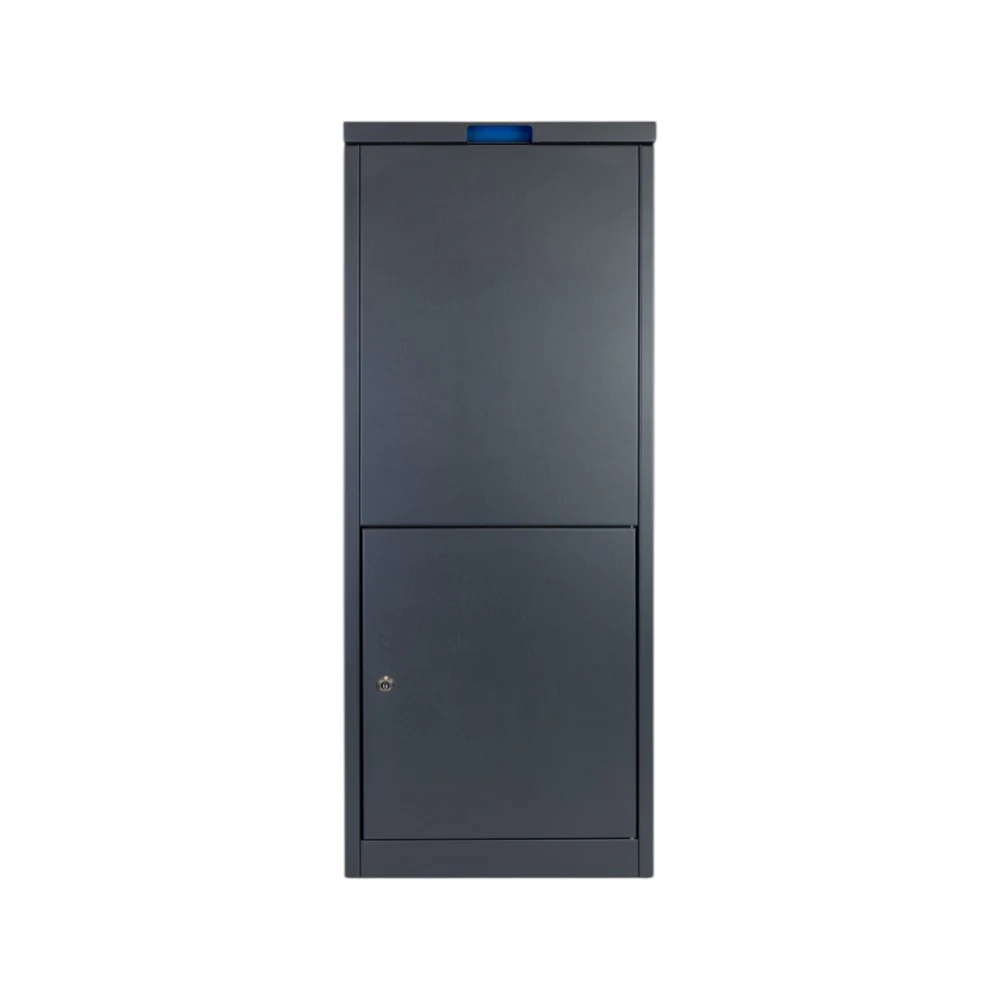 Free Standing Outdoor Parcel Box Front Access – ParcelPod 3 - Dark Grey - Image 3