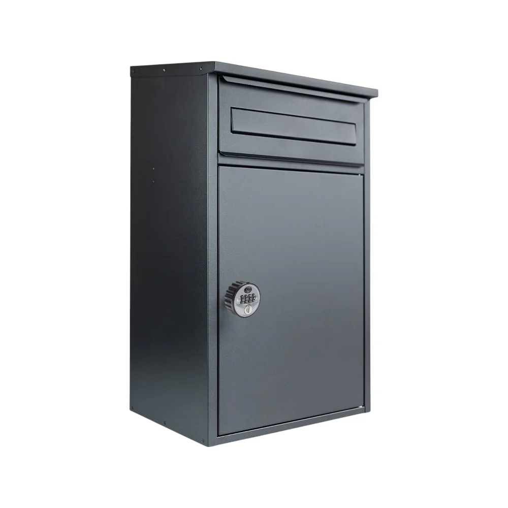 Free Standing Parcel Post Box for Home Front Access – Woodpecker with FR-2 stand - Combination Lock - Image 6