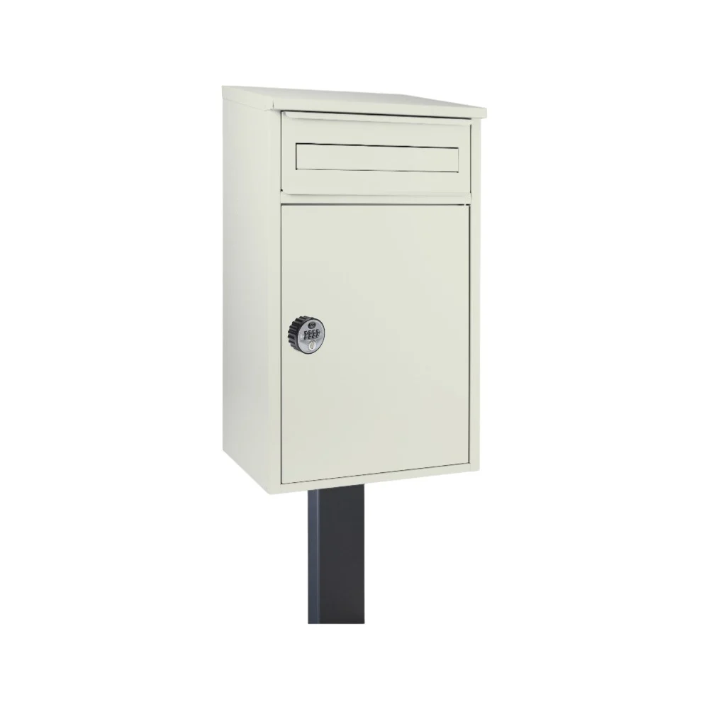Free Standing Parcel Post Box for Home Front Access – Woodpecker with FR-2 stand - Combination Lock - Image 11