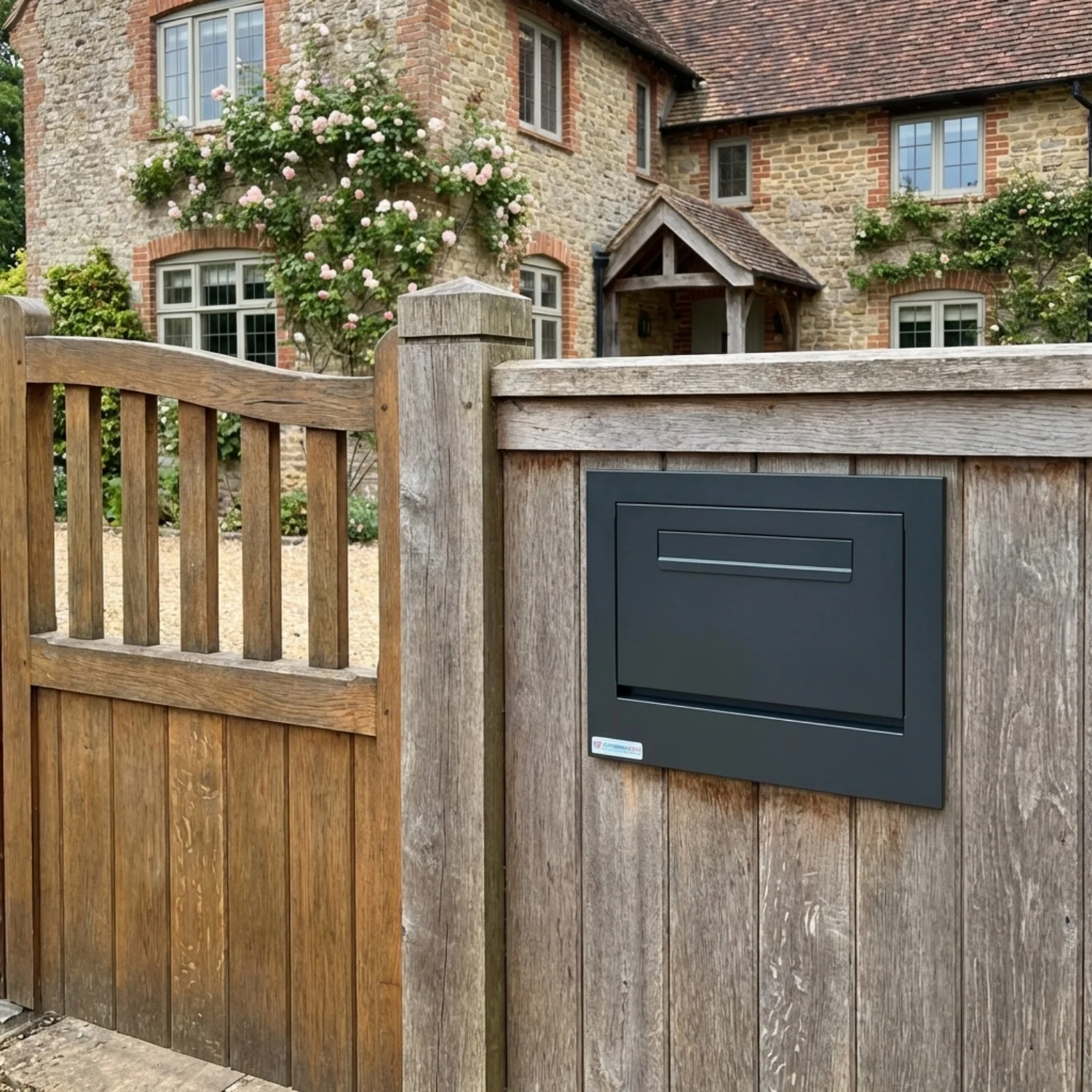 Large Capacity Parcel Box Rear Access for Gates, Fences and Side Panels – Epsilon GM - Image 4