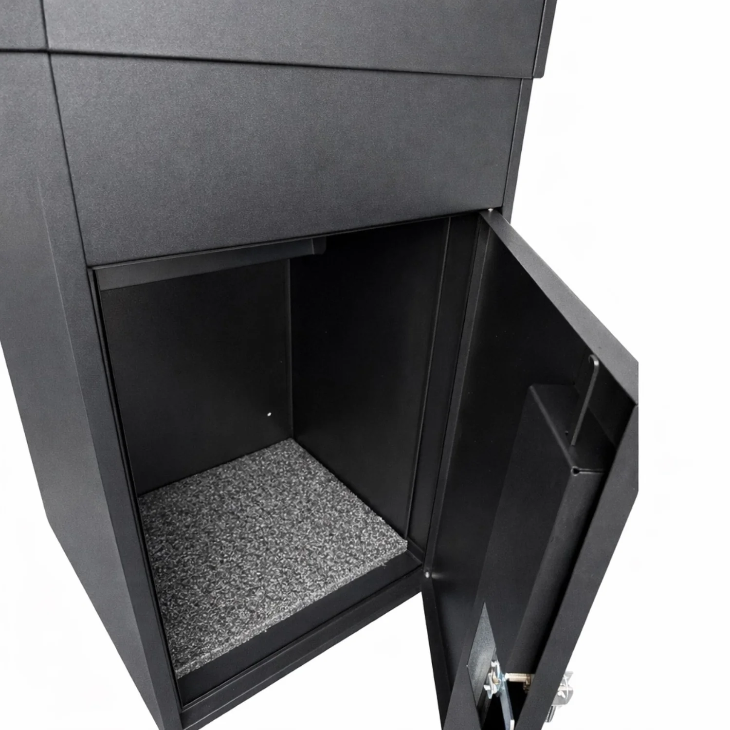 Large Capacity Parcel Box Rear Access for Gates, Fences and Side Panels – Epsilon GM - Anthracite Grey - Image 10