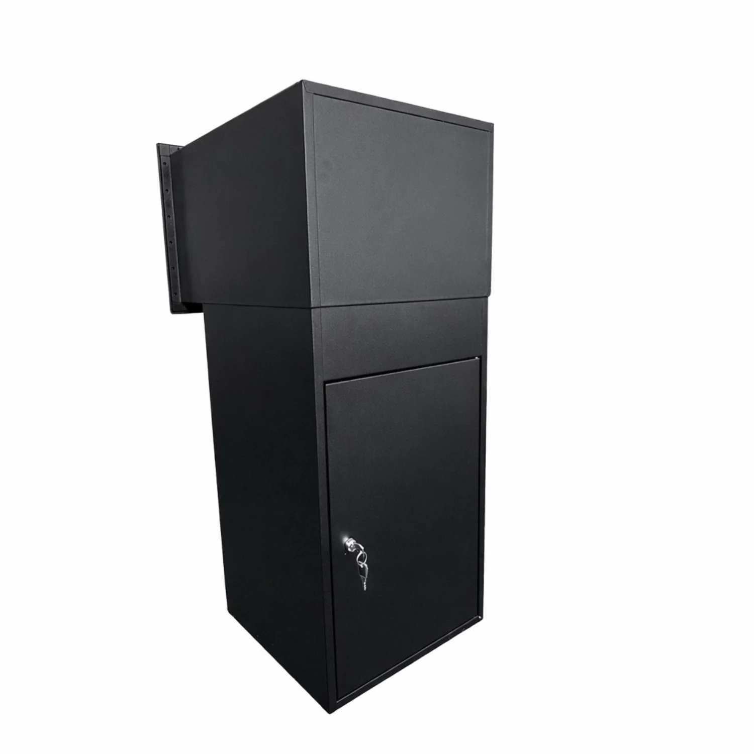 Large Capacity Parcel Box Rear Access for Gates, Fences and Side Panels – Epsilon GM - Black - Image 5