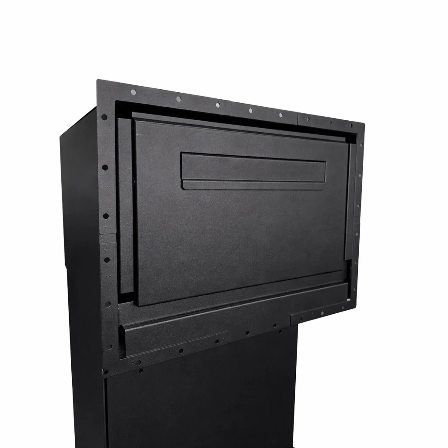 Large Capacity Parcel Box Rear Access for Gates, Fences and Side Panels – Epsilon GM - Black - Image 6