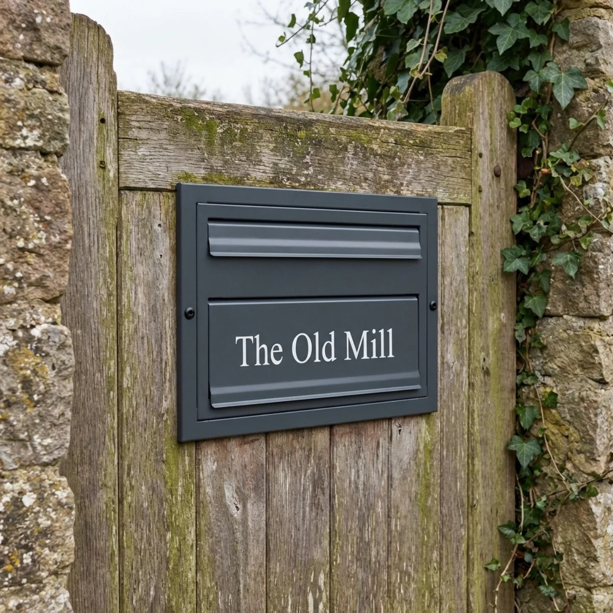 Outdoor Parcel Box for Gates & Fences – Rear Access – Sigma - Image 3