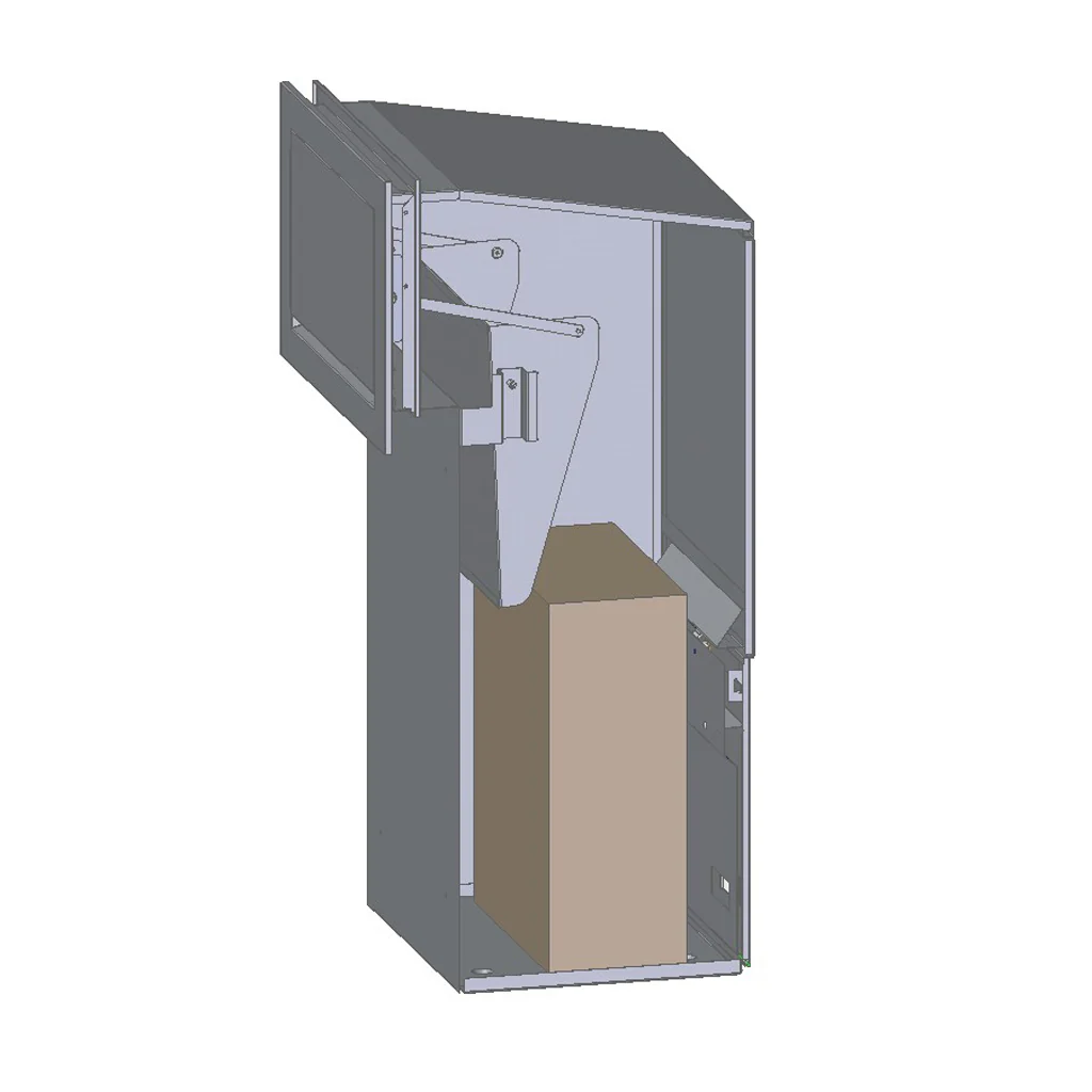 Outdoor Parcel Box for Gates & Fences – Rear Access – Sigma Paco VE2 - Image 16