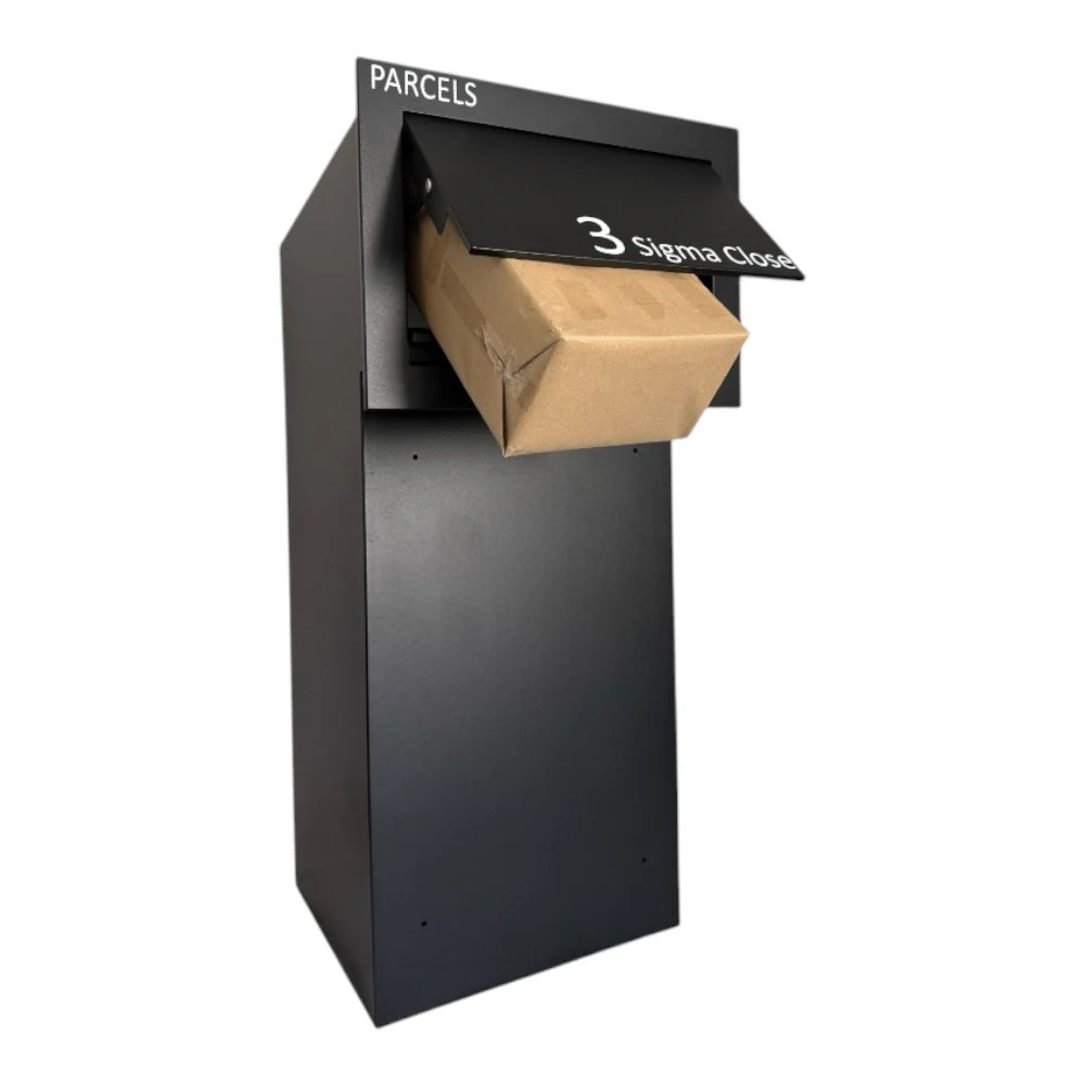 Outdoor Parcel Box for Gates & Fences – Rear Access – Sigma Paco VE2 - Image 8