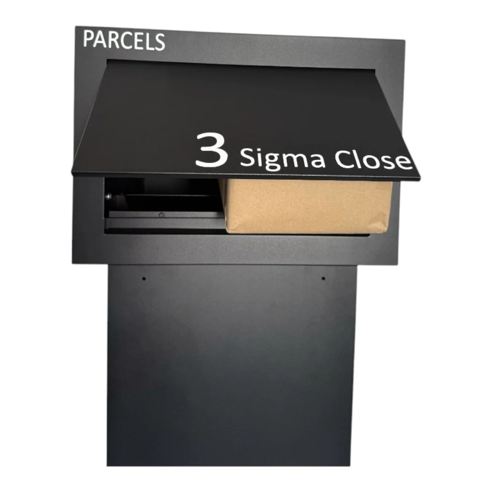 Outdoor Parcel Box for Gates & Fences – Rear Access – Sigma Paco VE2 - Image 9