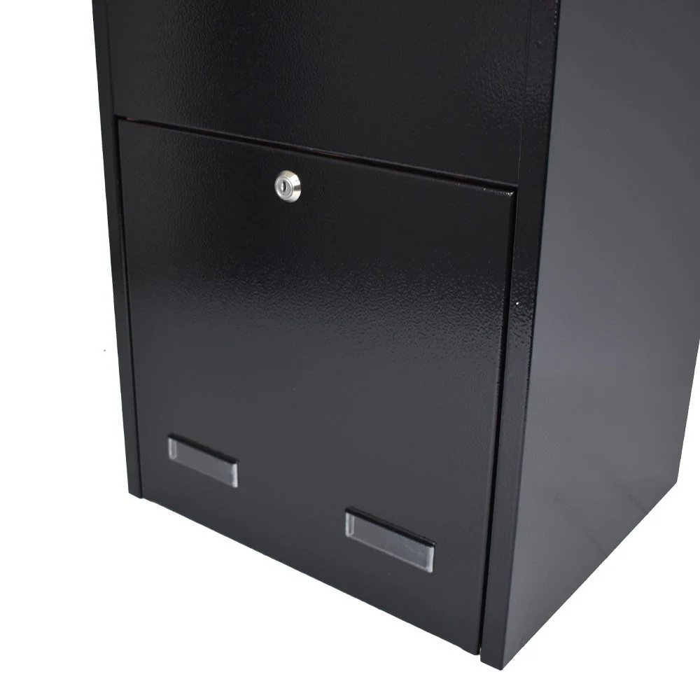 Outdoor Parcel Box for Gates & Fences – Rear Access – Sigma Stainless Steel Front - Image 23