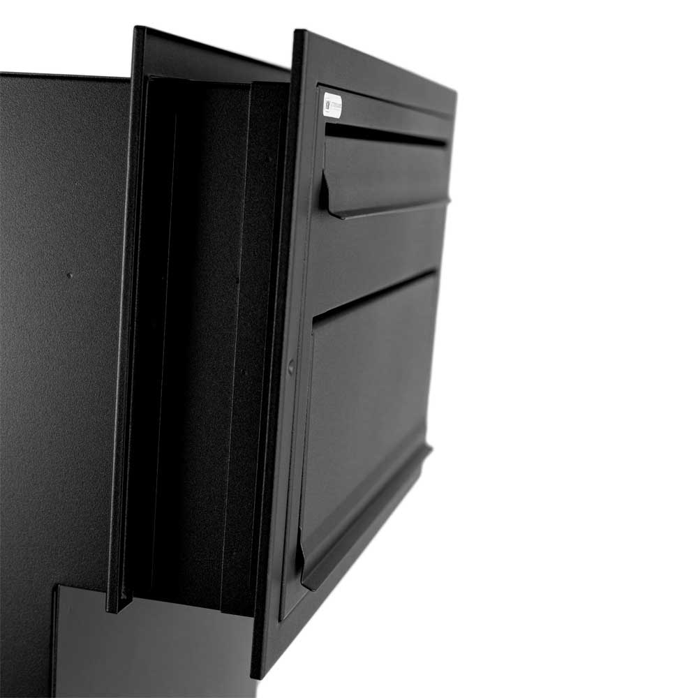 Outdoor Parcel Box for Gates & Fences – Rear Access – Sigma - Dark Grey - Image 13
