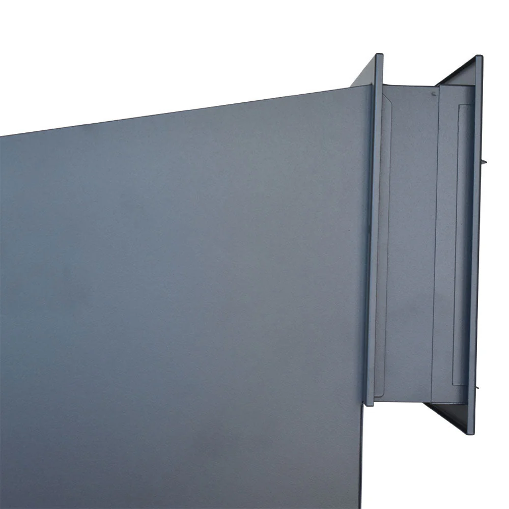 Outdoor Parcel Box for Gates & Fences – Rear Access – Sigma - Dark Grey - Image 14