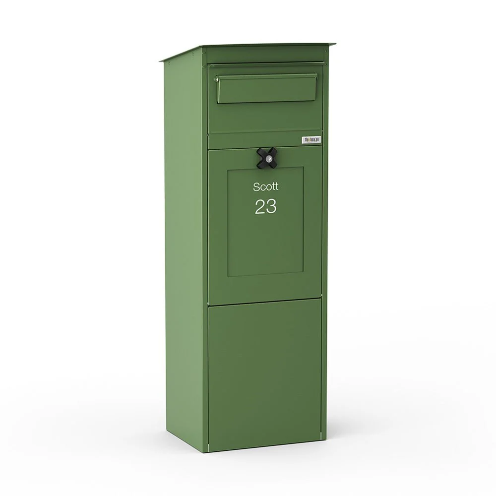 Outdoor Parcel Box for Home – Karl - Green - Image 3