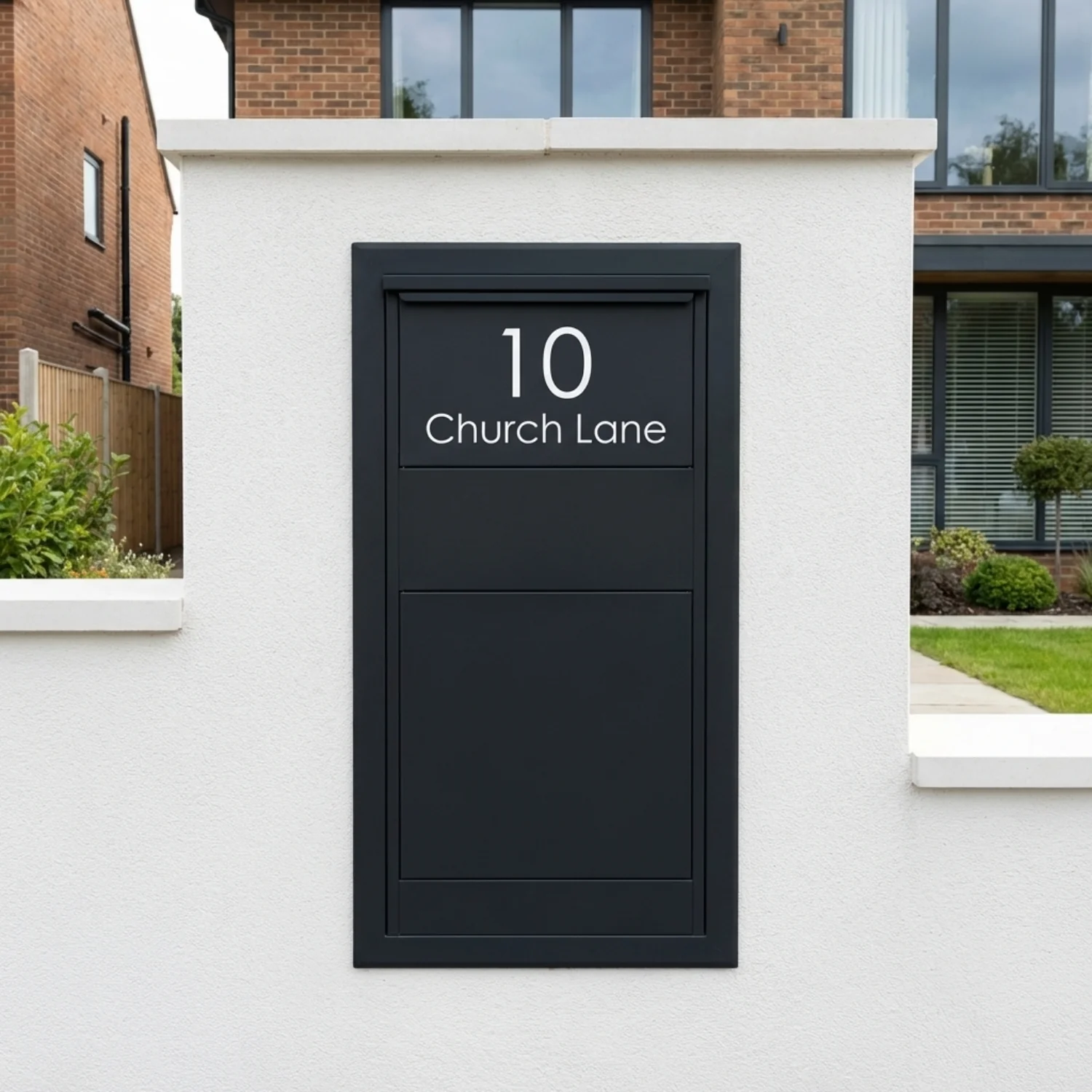 Outdoor Parcel Drop Box – Extra Large Built-In Rear Access Recess Mounted Parcel Box – Buzzard TH - Image 3