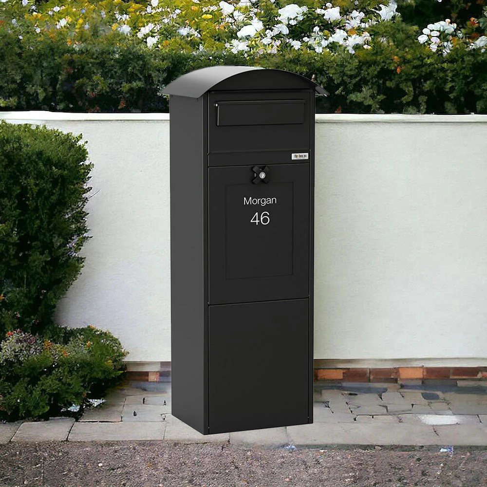 Outdoor Parcel Post Box for Home – Lovisa - Black - Image 3