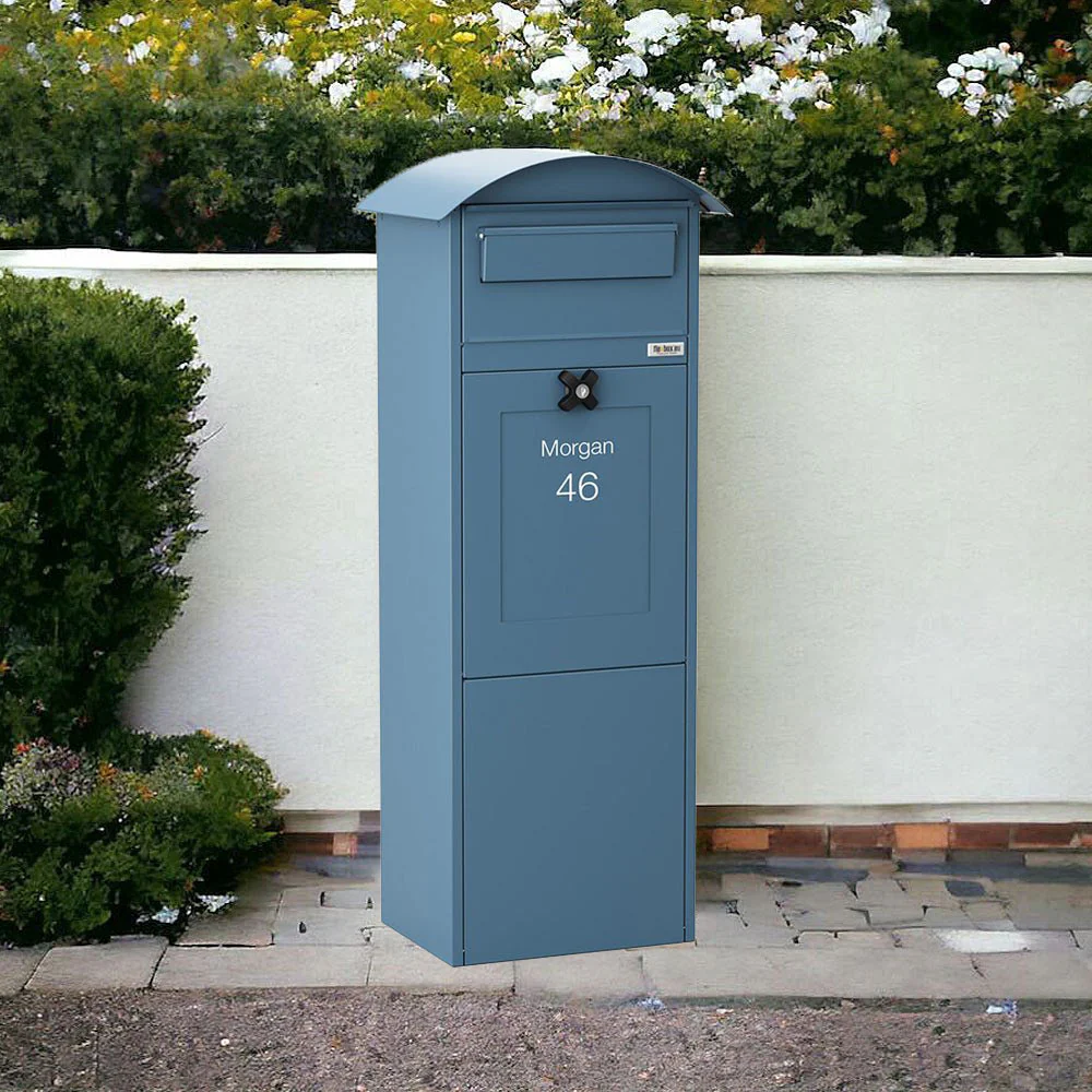Outdoor Parcel Post Box for Home – Lovisa - Blue - Image 3