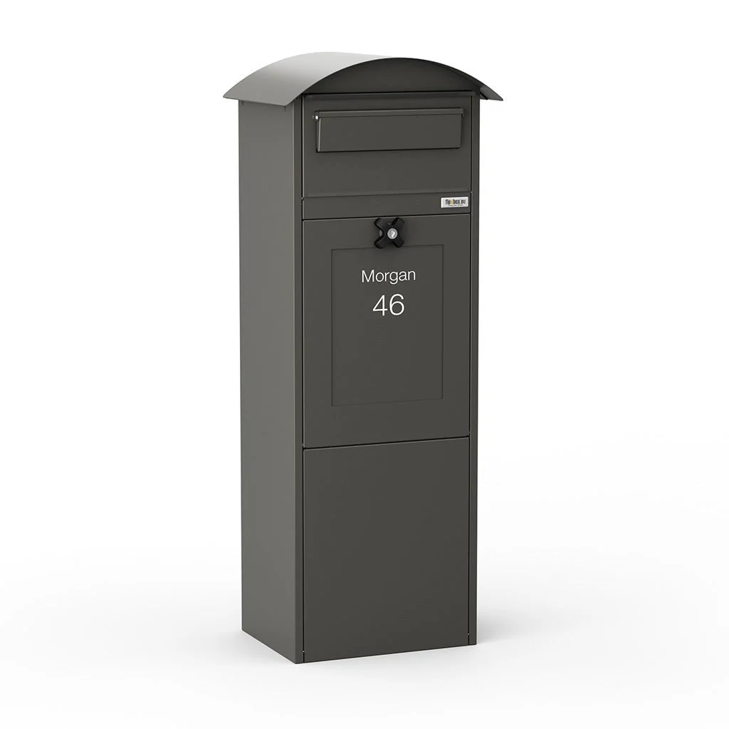 Outdoor Parcel Post Box for Home – Lovisa - Dark Grey - Image 5