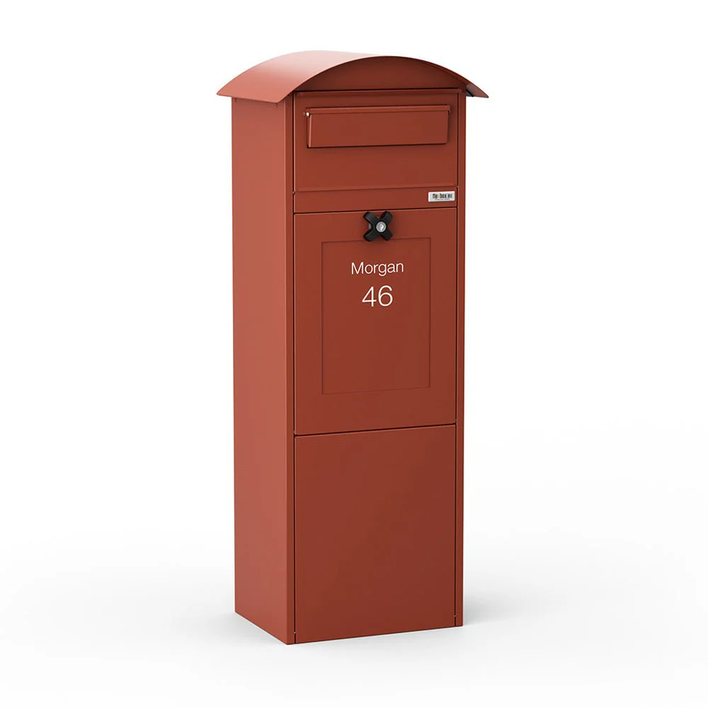Outdoor Parcel Post Box for Home – Lovisa - Red - Image 4