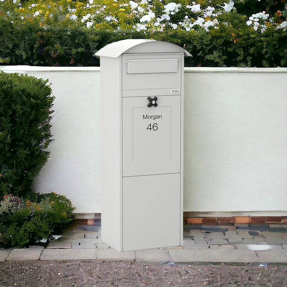 Outdoor Parcel Post Box for Home – Lovisa - White - Image 3