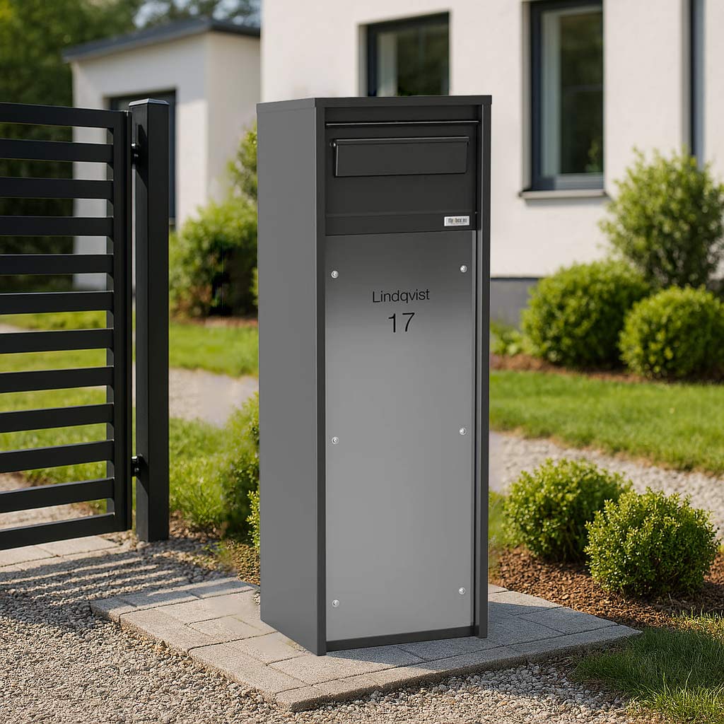 Secured Outdoor Free Standing Rear Access Parcel Box - Nikolai - Image 8
