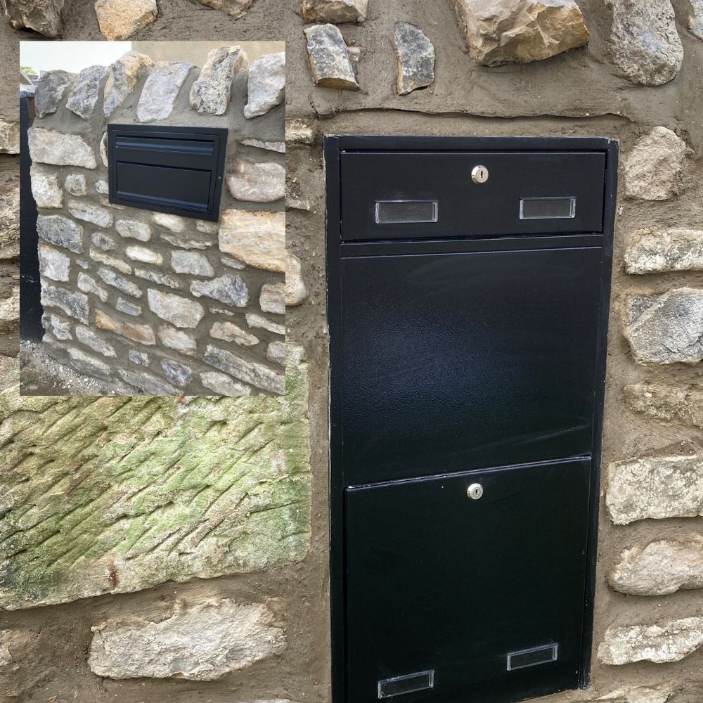 Outdoor Through the Wall Rear Access Parcel Box – Sierra - Image 8
