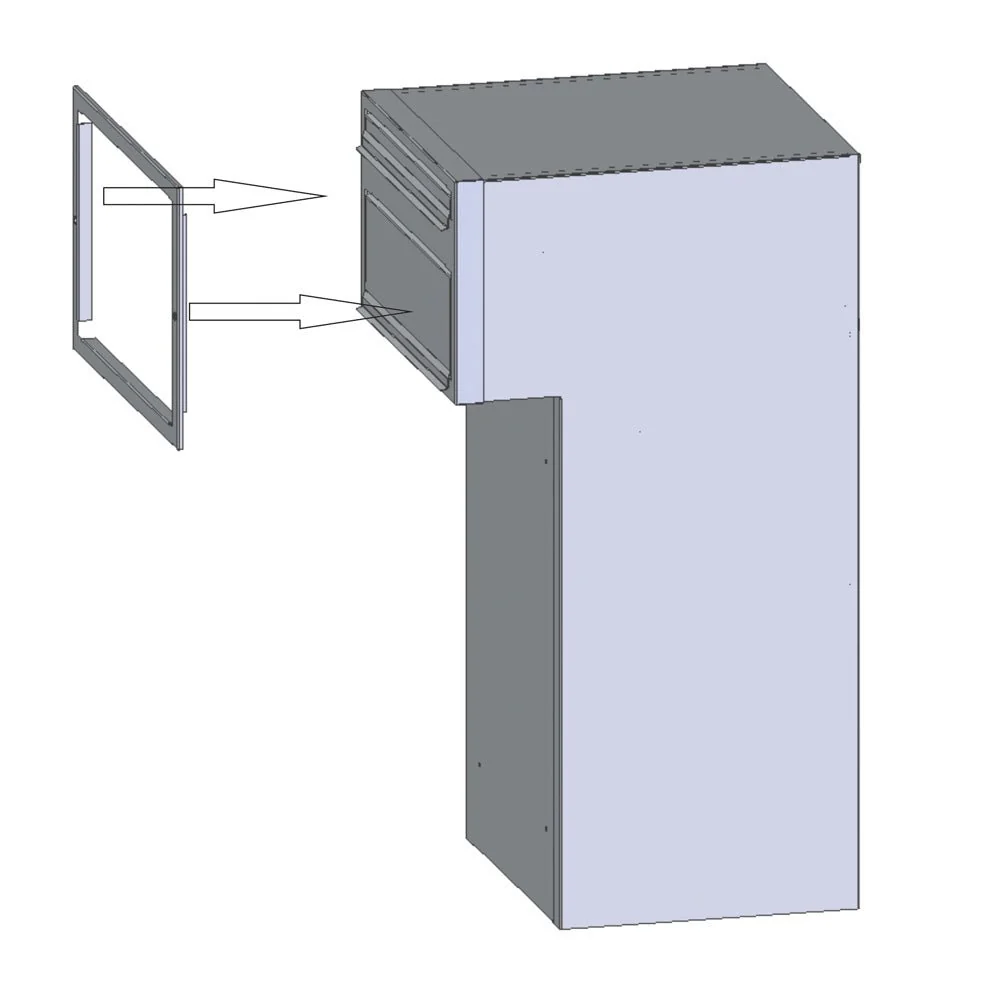 Outdoor Through the Wall Rear Access Parcel Box – Sierra - Image 15