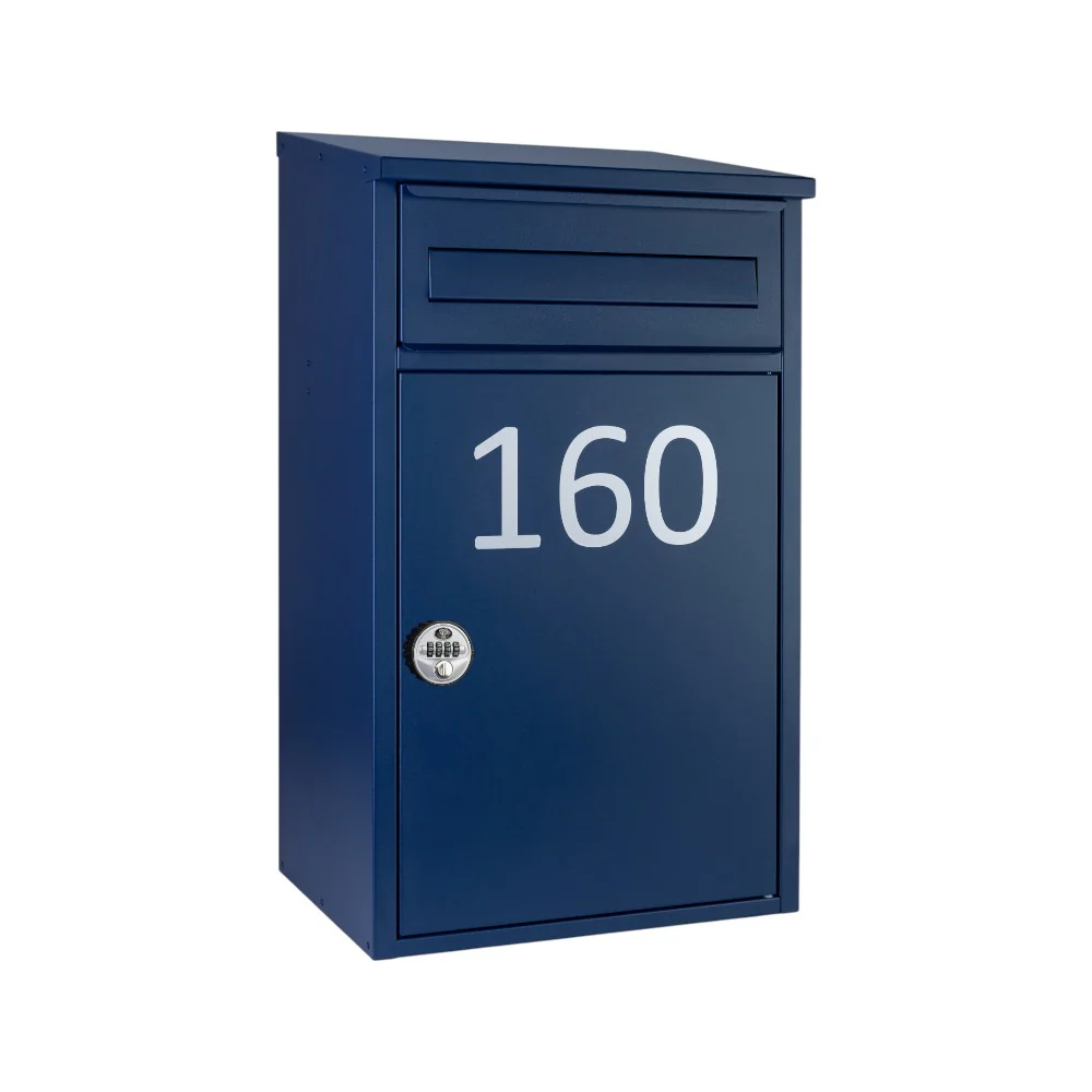 Wall Mounted Parcel Post Box for Home  Front Access – Woodpecker - With Combination Lock - Image 7